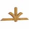 Ekena Millwork Redmond Rough Sawn Timber Gable Bracket, Western Red Cedar, 72"W x 24"H x 4"D x 4"F, 8/12 Pitch GBW072X24X0404RED00RWR - alternate 5